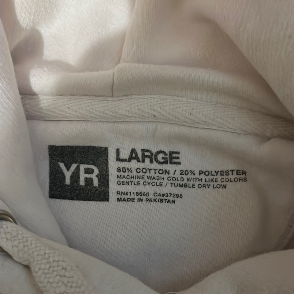 Young & Reckless White Graphic Sweatshirt Hoodie - Picture 2 of 5